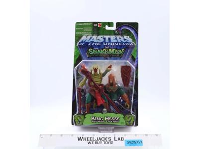 King Hssss Masters Of The Universe vs Snakemen MOTU 2003 Mattel NEW SEALED