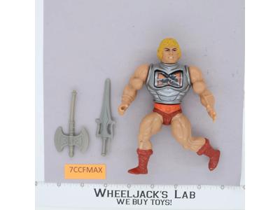 Battle Armor He-Man 100% Complete Masters of the Universe MOTU 1984 Mattel