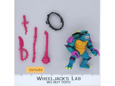Slash 100% Complete Teenage Mutant Ninja Turtle TMNT 1990 Playmates Vintage