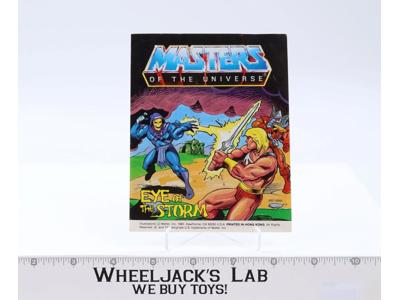 Eye Of The Storm Mini Comic Book MOTU Masters of the Universe 1985 Mattel