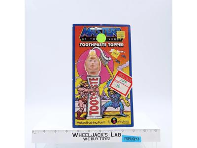He-Man Toothpaste Topper Masters of the Universe 1984 Colorforms NEW SEALED