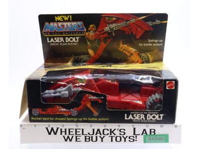 Laser Bolt 100% Complete W/Box He-Man Masters of the Universe MOTU 1982 Mattel