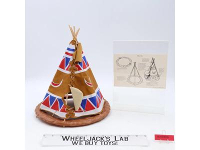 Tribal Wigwam Tepee The Lone Ranger Rides Again 1973 15" Marx Gabriel Complete