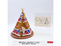 Tribal Wigwam Tepee The Lone Ranger Rides Again 1973 15" Marx Gabriel Complete