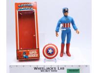 Captain America 8" W/BOX & INSERT 100% Complete 1972 Mego Action Figure