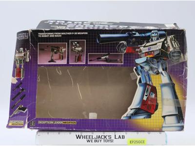 Megatron EMPTY Box Only 1985 Action Figure Vintage Hasbro G1 Transformers
