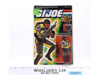 Python Viper GI Joe Python Patrol 1989 Hasbro Action Figure NEW MOSC SEALED