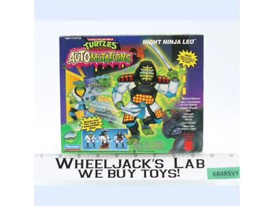 Night Ninja Leo TMNT Auto Mutations 1993 Playmates Action Figure NEW MISB SEALED
