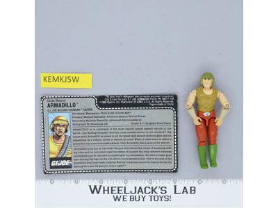 Armadillo V1 100% Complete 1988 G.I. Joe Hasbro Vintage Action Figure