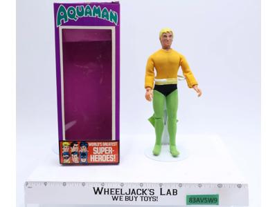 Aquaman 8" W/BOX & INSERT Mego 1973 Action Figure Vintage