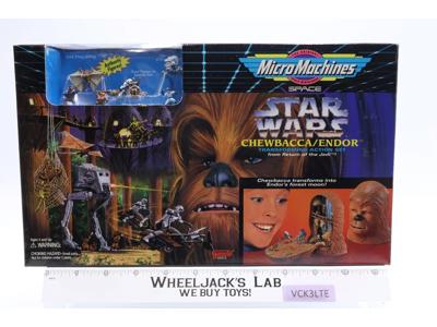 #65815 Chewbacca / Endor Star Wars Micro Machines 1994 Galoob Playset NEW MIB