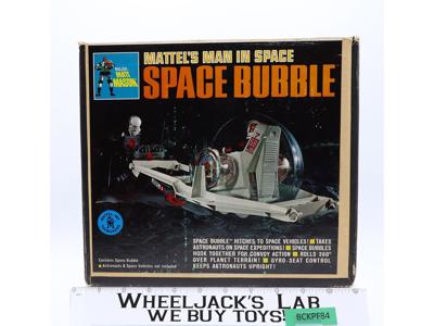 Space Bubble Complete UNUSED STICKERS Major Matt Mason in Space 1968 Mattel