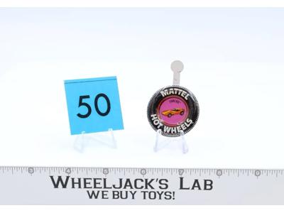 Torero BUTTON W/TAB 1968 Hot Wheels Mattel Vintage Redline