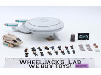 USS Enterprise Mini Playset NCC-1701-D W/ Shuttlecraft Star Trek 1995 Playmates