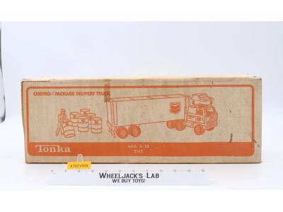 Chevron Package Delivery Truck #2165 Pressed Steel 1978 Tonka NEW MISB SEALED