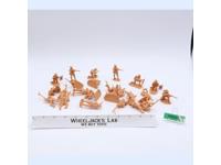 Lot of 24 Peach Japanese Infantrymen WWII 1/30 Scale BMC Toy Soldiers