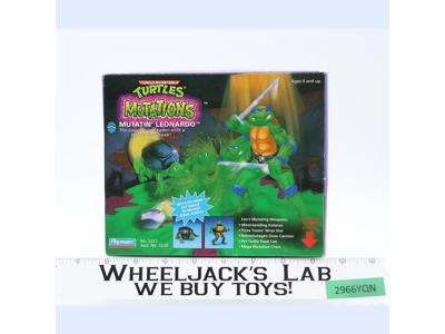 Mutatin' Leonardo TMNT Mutations 1992 Playmates Action Figure NEW MISB SEALED