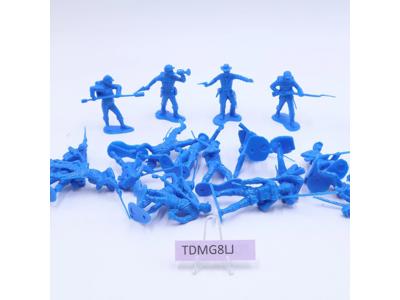 Lot of 25 Blue Civil War Infantrymen 1/32 Scale CTS Toy Soldiers Figures