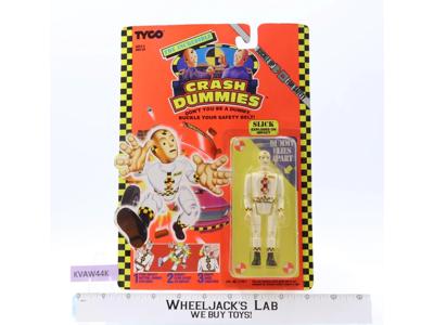 Slick The Incredible Crash Dummies 1991 Tyco Action Figure NEW MOSC SEALED