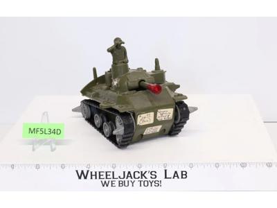 U.S. Army Tank WWII 5.25" Long Toy Vehicle Soldier Plastic Vintage W-338168