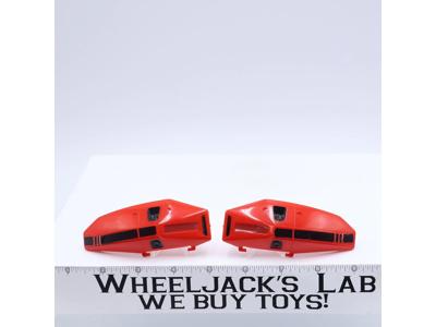 Jetfire Large Leg Guard Armor Pair STICKERED 1985 G1 Transformers Action Figure