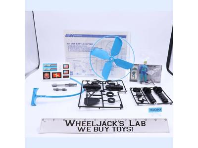 Blue Battle Copter W/ Ace 100% Complete Unassembled GI Joe 1991 Hasbro Vehicle