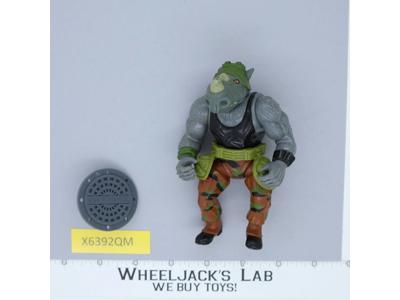 Rocksteady HARD HEAD Teenage Mutant Ninja Turtles TMNT 1988 Playmates Vintage