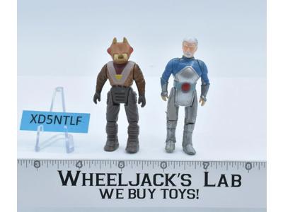 Fire & Mind-Zei 100% Complete Dino Riders 1989 Tyco Vintage Action Figures