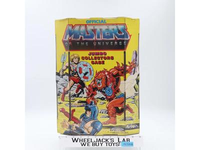 Action Figure Jumbo Collectors Case 1984 MOTU Mattel Masters of the Universe