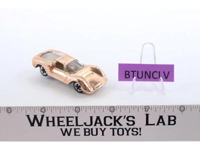 Aurora Cigar Box Gold Chrome Dino Ferrari #6111 Vintage Car USA 1960s