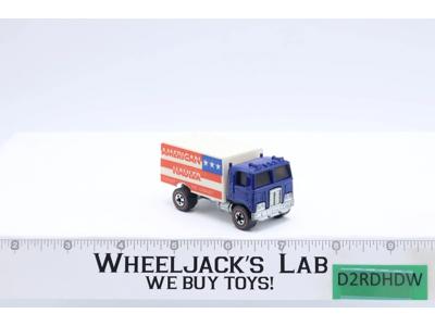 American Hauler Blue Flying Colors 1973 1976 Hot Wheels Redlines Mattel RL NM