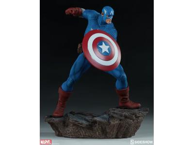 #200355 Captain America Avengers Assemble Statue Sideshow 1:5 Scale NEW SEALED