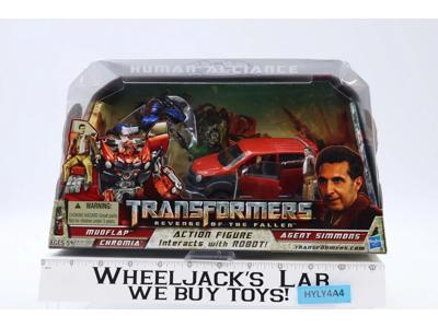 Mudflap Chromia & Agent Simmons Transformers ROTF Human Alliance Hasbro NEW MISB