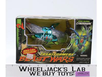 Cybershark Transformers Beast Wars Transmetals 2 1998 Kenner Figure NEW MIB
