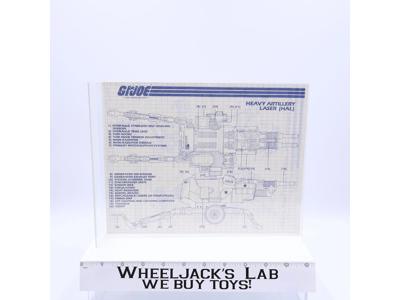Heavy Artillery Laser (HAL) 1986 ORIGINAL Instructions G.I. Joe