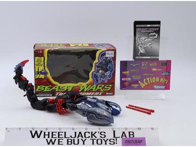 Scorponok W/ Box & Instructions Complete Transformers Beast Wars 1996 Kenner