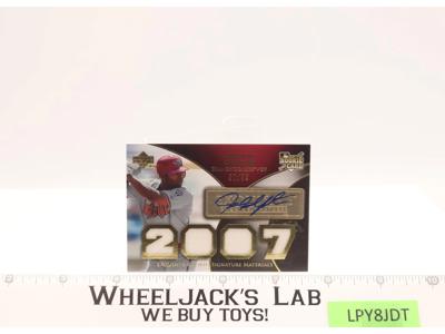 Justin Upton Exquisite Quad Autographed Rookie Patch Card 2007 Upper Deck