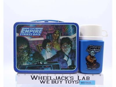 Star Wars The Empire Strikes Back Metal Lunchbox W/Thermos 1980 Vintage