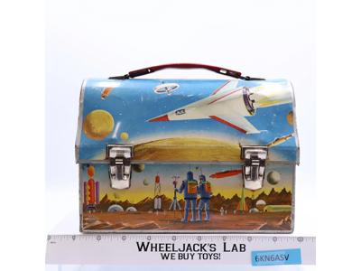 Space Rocket Ship Outer Space Metal Dome Lunchbox American Thermos 1960