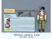 Zanzibar V1 100% Complete G.I. Joe 1987 Hasbro Vintage Action Figure