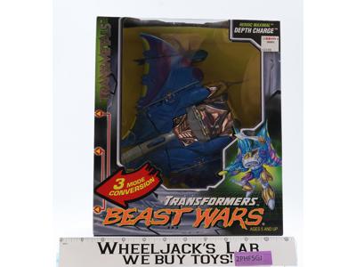 Depth Charge Transformers Beast Wars Transmetals 1998 Kenner Figure NEW SEALED