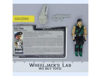 Dial-Tone V1 100% Complete G.I. Joe 1986 Hasbro Vintage Action Figure