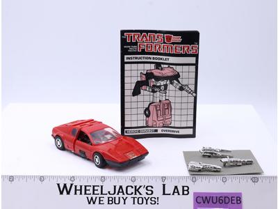 Overdrive 100% Complete 1984 Vintage Hasbro G1 Transformers Action Figure