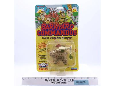 Commodore Fleece Cardigan Barnyard Commandos 1989 Playmates NEW MOSC SEALED