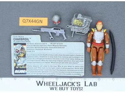 Charbroil V1 100% Complete G.I. Joe 1988 Hasbro Vintage Action Figure