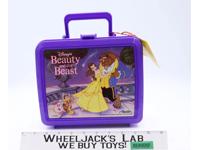 Beauty and the Beast Plastic Lunch Box & Thermos Mug Disney Aladdin NEW W/ Tags