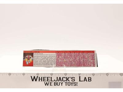 First Aid Action Figure Tech Spec 1986 Vintage Hasbro G1 Transformers