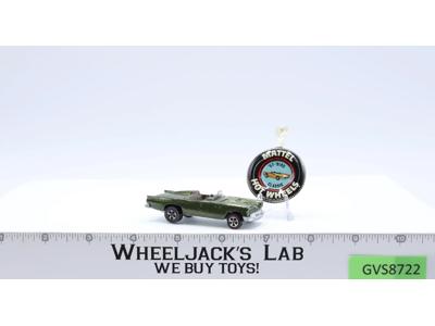 Classic 57 T-Bird Olive Green With Button 1968 1969 Mattel Redline Hot Wheels RL