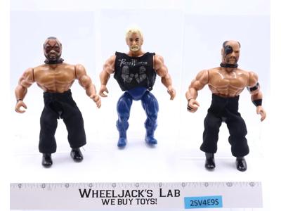 Road Warriors Tag Team Hawk, Animal & Paul AWA Wrestling 1985 Remco Set of 3