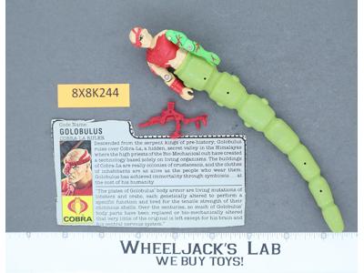Golobulus V1 100% Complete G.I. Joe 1987 Hasbro Vintage Action Figure